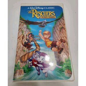 The Rescuers Down Under Disney VHS Black Diamond Edition